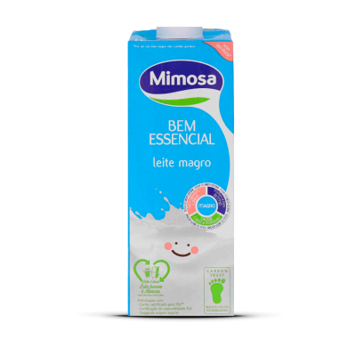 Leite UHT Mimosa Magro 1L